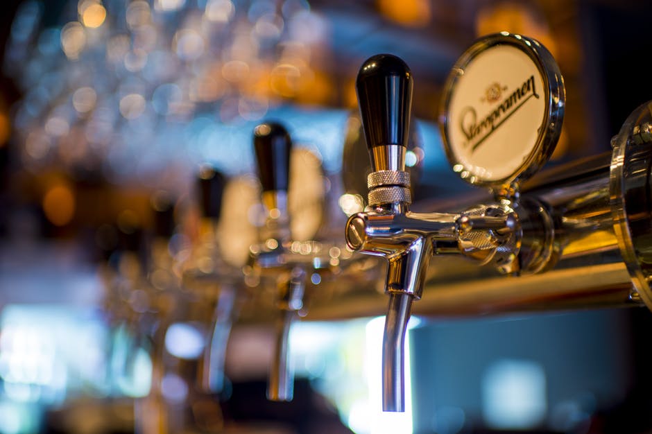 Image of a beer tap representing the food & beverage industry applications for electrical enclosures.